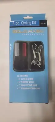 Gold Magic Professional 4pc. SHEAR COMBO STYL-KIT