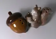 New Mini Squirrel and Nut Salt and Pepper Shakers
