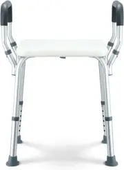 Shower Chair Seat Adjustable Height Bath Stool Bathtub Bench Non-Slip with Padde