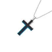 St. St Half Blue Plate Border Cross P/d