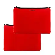 Red Laptop Case School Portable Soft Padded Sleeve For 14" HP ChromeBook x360