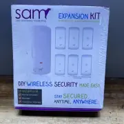 SAM Wireless Security Expansion Kit 1 PIR & 6 Door/Window Sensors- New