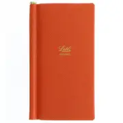 Letts Legacy Slim Address Book Orange Coloured Notebook Home Stationery