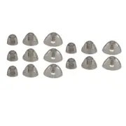 Hearing Aids Domes, Mild to Moderate Hearing Loss, Silicone Material Breathable Invisible Kit for Easy Cleaning, Comfort Fit Ventilated Holes Design,