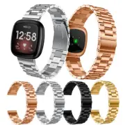 Fashion Stainless Band Watch Bracelet Wrist Strap for Fitbit Versa 3/Sense G