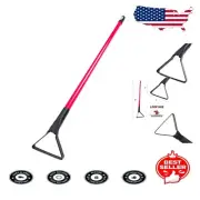Lifetime Guaranteed 12-Gauge Loop Hoe - Fiberglass Handle for Tough Soil