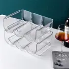 Stackable Fridge Organiser Wine Beer Stacking Bottle Rack Kitchen Can Holder