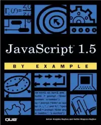 在飛比找博客來優惠-Javascript 1.5 by Example