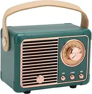Retro Bluetooth Speaker, Mini Wireless Bluetooth Speaker, Portable Vintage Speaker with 360° Surround Stereo Sound, Support USB/TF Card/AUX, Cute Old Fashion Style Speaker for Home Outdoor (#5)