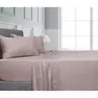 Algodon Bamboo Size King Single Bed Sheet Set Stylish Home Decor Bedding Blush