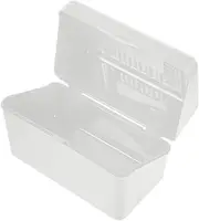 FOYTOKI Note Papers Box Stylish Memo Note Holder Pp Plastic Storage Multi-use Notepad Holder Business Cards Space