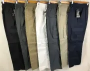 Men's Casual Wear Cargo Pants, Trousers, Active Workwear Pants, 7 Colors, S-4XL