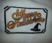 Deko Kassa Embellished Happy Halloween 100% Cotton Towel Set Bath Hand Fingertip