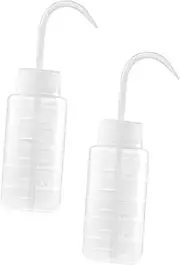 GLEAVI Salon Hair Dye Bottles 2pcs 250ml Empty Refillable Bottles Precision Tip for Accurate Shampoo Dispensing