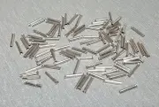 25/50/100Pcs EN0508 22AWG 0.5mm² Non Insulated Ferrule Bootlace Naked Crimp