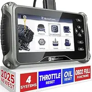 OBD2 Scanner Diagnostic Tool, Car Diagnostics ABS/SRS/Transmission/Check Engine Car Code Reader Scan Tool with Oil Light Reset/Throttle Match, 7in Display WiFi Update Lifetime Free IF-740 BOSSCOMM