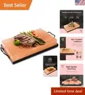 12x8 Himalayan Salt Cooking Block Set with Recipes - Stylish Gift for BBQ Lovers