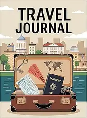 Travel Notebooks and Journals,Laminated Cover Thick Writing Journal with Elastic Strap - Portable Vacation Planner for Adventure Business Trip Hiking Camping