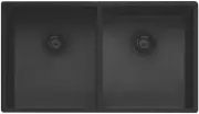 Oliveri Spectra Double Bowl Sink Black