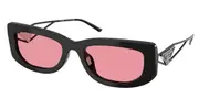 Prada PR 14YS 1AB30L Men's Sunglasses Black Size 53