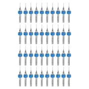 40pcs 0.5mm Tungsten Carbide CNC Engraving Print Circuit Board PCB Drill Bits