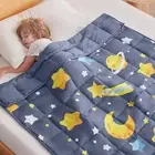 Moon Weighted Blanket Kids(36x48" 3lbs) Weighted Blanket Cooling Blanket for