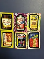 Wacky Packages Flashback series 1 complete set plus Bonus