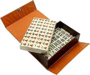 LALADEFIEE Safe Mini Set for Travel Home or Party Mahjong Sets Storage