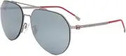 Hugo Boss BOSS 1404/F/SK Matte Ruthenium/Silver 61/16/145 men Sunglasses