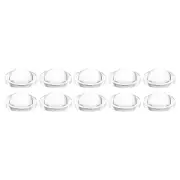 10Pcs Diameter 21.8mm High 8mm PMMA Flat Convex Lens Flashlight Optical Lens