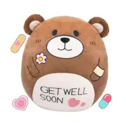 14.5“ Get Will Soon Teddy Bear Plush Pillow Soft Teddy Bear Stuffed Animal BEAR