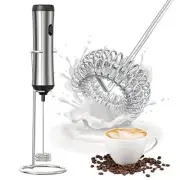 Milk Frother Handheld for Coffee, Fast Handheld Drink Mixer with Stainless St...
