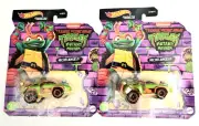 Hot Wheels Michelangelo 2023 Character Cars - Teenage Mutant Ninja Turtles -2pcs