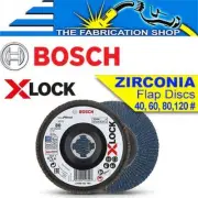 BOSCH 125mm 5″ 80 Grit X-Lock Zirconia Flap Disc Wheel, Angle Grinder 2608621769