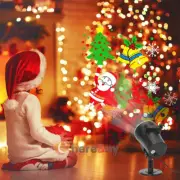 In/Outdoor Christmas Snowflake Light LED Laser Holiday Projector Party w/ Remote