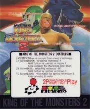 King of the Monsters 2 Neo Geo Mini Arcade Marquee