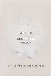 Empty Nail Color Chart Display Book Magnetic Closure Nail Art Display Box