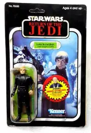 Star Wars ROTJ Luke Skywalker Jedi Knight Figure #70650 New 1984 Kenner Amricons