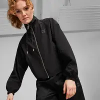 在飛比找momo購物網優惠-【PUMA】外套 女款 運動外套 風衣外套 INFUSE 黑