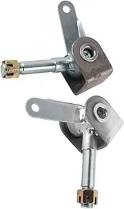 Spindle Bracket Set, 1 Pair M16 Front Steering Knuckles, Right and Left, Steel Alloy, Fit for 110cc, 125cc, 150cc, 200cc, 250cc Go Karts