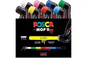 Posca Mop"R Round Tip Pain Markers Assorted 8 Pack