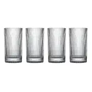 Davis & Waddell Ascot Set of 4 Highball Glasses 370ml