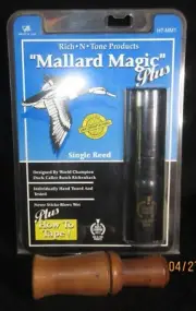 Rich-N-Tone Mallard Magic Plus NIB With Cassette Duck Call Hunting Bird Watching