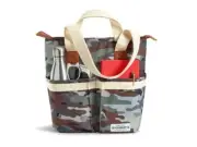 FIT & FRESH 1352FF2839 CAMO 16 CAN COOLER TOTE AND WINE