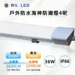 舞光 LED一體式海神防潮燈 OD-WA36D OD-WA18D【高雄永興照明】