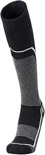 1 Pairs Ski Socks Wool Thick Terry Thermal Knee High Winter Snowboard Sport Socks Outdoor Hiking Socks Qingxiao (Color : Gray, Size : EU (3943))