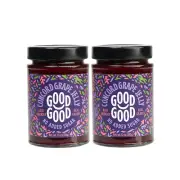 2x GOOD GOOD CONCORD GRAPE JELLY KETO FRIENDLY NO ADDED SUGAR REAL FRUIT JELLY