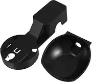 STOBAZA Stand Speaker Bracket Adsorbent Tape Mounting Bracket Breathable Tape Power Bracket Combination Tape Speakers Cable Bracket Wall-Mounted Bracket Audio Bracket Abs Black