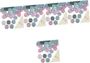DIYEAH 5sets 50pcs Decorative Wax Seal Envelope Stickers Adhesive Present Box Stickers for Weddings Birthdays More Classic Sealing for Crafts Present Wrapping 50pcs*5