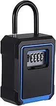 COMNESTBI Secure Key Lock Box with Combination Code Weatherproof Outdoor Key Storage for Home Office and Garage Easy to Read Memorable Password